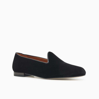 Jon Josef Gentry Black Velvet Loafer $ 205