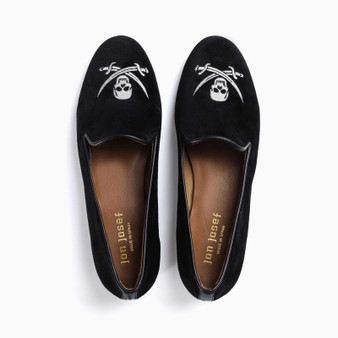 Jon Josef Gatsby Skull Back Velvet Flat $ 225
