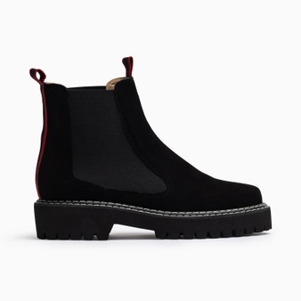 GustII Black Suede Boot