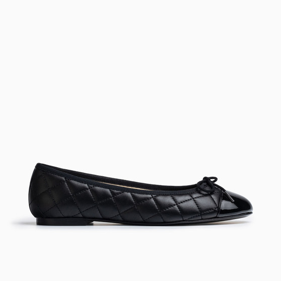 Belle Black Combo Ballet Flat