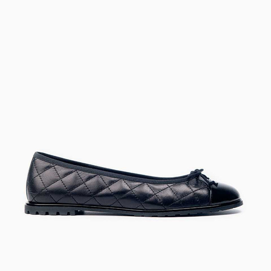Jon Josef Bristol Black Leather Ballet Flat $ 255