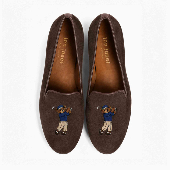 Gatsby Teddy Brown Velvet Loafer