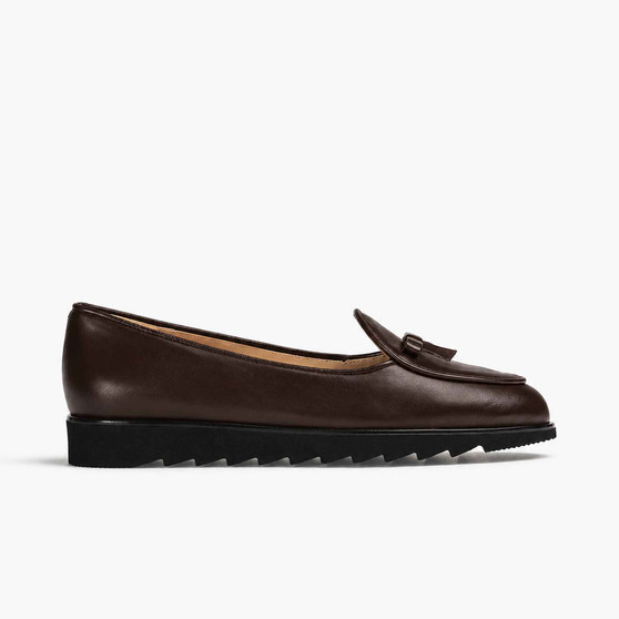 Belgian Brown Leather Loafer