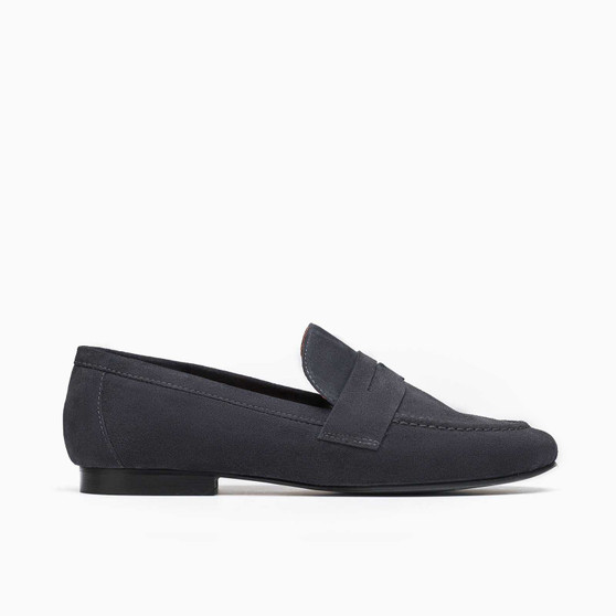 Jon Josef Taylor Grey Suede Flat Loafer $ 225
