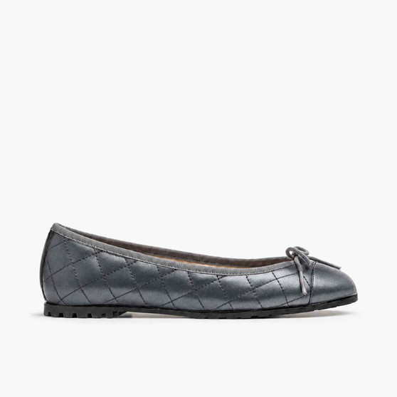 Bristol Pewter Soft Ballet Flat