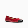 Jon Josef Belle Red Black Ballet Flat $ 225