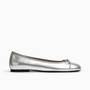 Jon Josef Barcelona Silver Metallic Ballet Flat $ 205