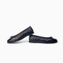 Bristol Black Leather Ballet Flat