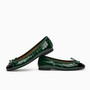 Jon Josef Balmoral Green Croc Patent Ballet Flat $ 255