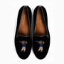 Gatsby Teddy Black Velvet Loafer