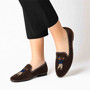 Gatsby Teddy Brown Velvet Loafer
