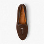 Gatsby Screw Brown Velvet Loafer