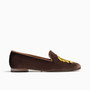 Jon Josef Gatsby Emblem Brown Velvet Loafer $ 235