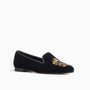 Jon Josef Gatsby Emblem Navy Velvet Loafer $ 235