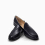Malta Black Leather Loafer