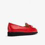 Belgian Red Leather Loafer