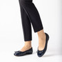 Belle Navy Combo Ballet Flat