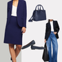 Jon Josef Balmoral Navy Leather Ballet Flat $ 205