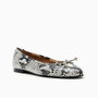 Balmoral B-W Snake Ballet Flat