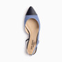 Rio Denim Blue Slingback Flat