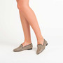 Jon Josef Gatsby Raffia Blk-Nude Loafer Flat $ 225