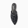 Rosalia Black Mesh Mule