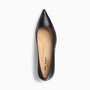 Tina Black Leather Heel