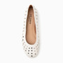 Jon Josef Ball Off White Leather Flat $ 265