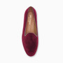 Gentry Burgundy Velvet Loafer