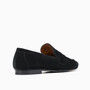 Taylor Black Suede Flat Loafer