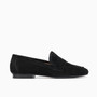 Taylor Black Suede Flat Loafer
