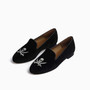 Jon Josef Gatsby Skull Back Velvet Flat $ 225