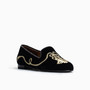 Jon Josef Gatsby Tassels Black Velvet Loafer $ 225