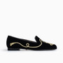 Jon Josef Gatsby Tassels Black Velvet Loafer $ 225