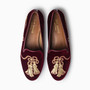 Gatsby Tassels Wine Velvet Loafer