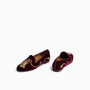 Gatsby Tassels Wine Velvet Loafer