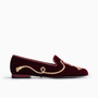 Gatsby Tassels Wine Velvet Loafer