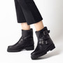 Biker Black Leather Boot