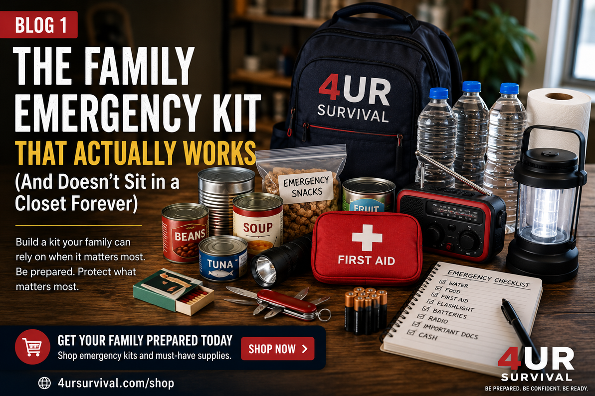 The Family Emergency Kit That Actually Works (And Doesn’t Sit in a Closet Forever)