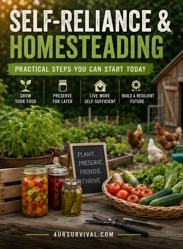 Self-Reliance & Homesteading: Practical Steps You Can Start Today