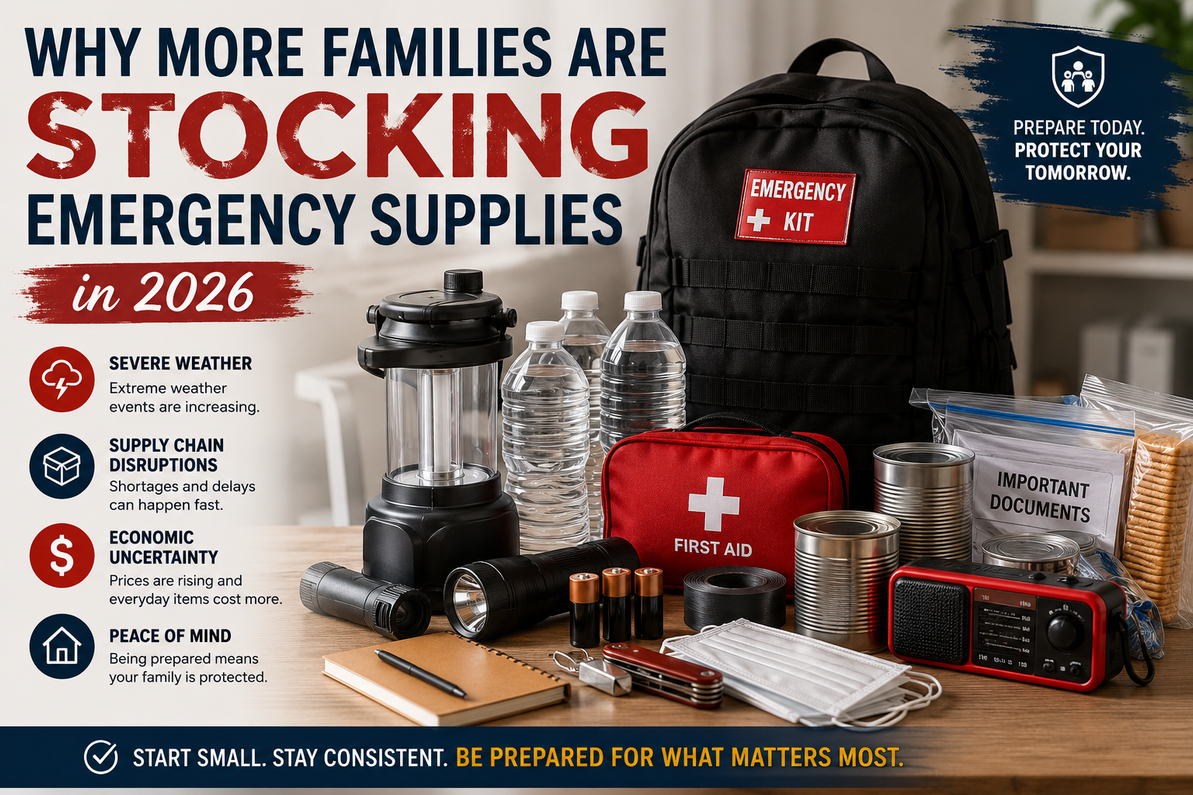 Why More Families Are Stocking Emergency Supplies in 2026