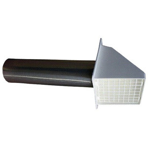 Sidewall Cap, Screen and Damper, vent cap, exterior, plasitc Sidewall Cap, Screen and Damper, vent cap, exterior, plasitc