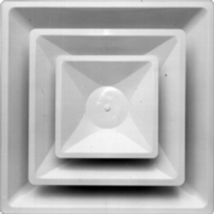 Diffusers, Louvered, 2-Tier, lay-in, T-Bar ceiling Diffusers, Louvered, 2-Tier, lay-in, T-Bar ceiling