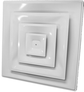 Diffusers, Louvered, 3-Tier, lay-in, T-Bar ceiling Diffusers, Louvered, 3-Tier, lay-in, T-Bar ceiling