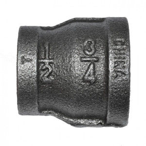 Reducer, black, gas pipe, malleable Reducer, black, gas pipe, malleable