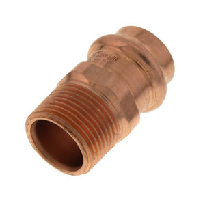Press Fitting, Copper Male Adapter Press Fitting, Copper Male Adapter