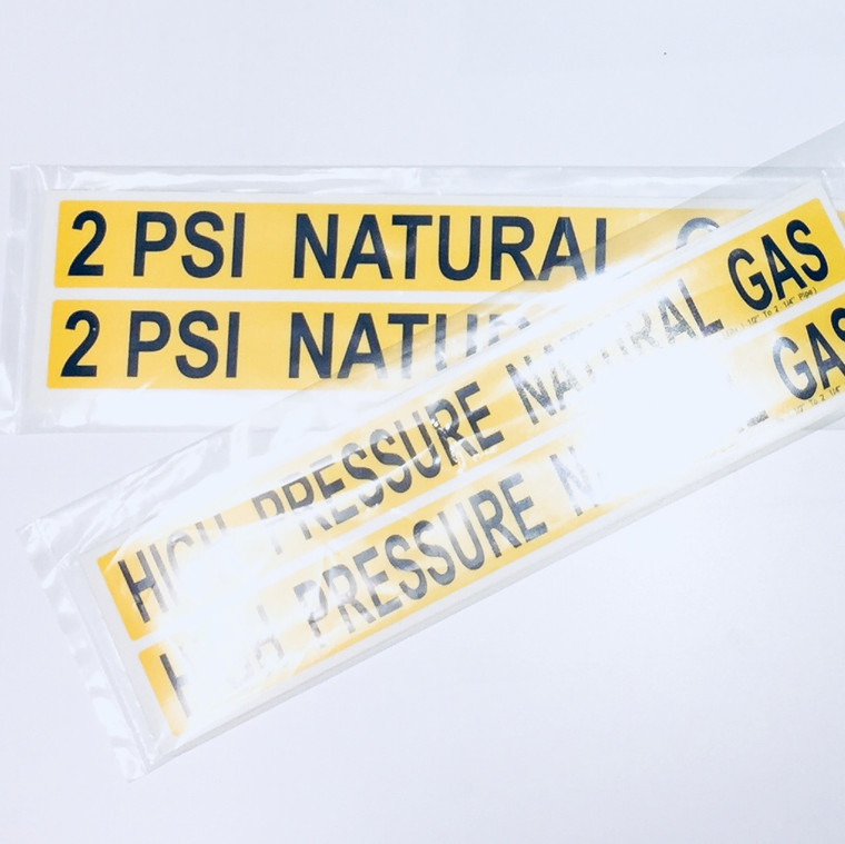 Label, Natural Gas