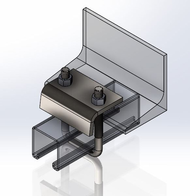 Zinc Plated Strut U-Bolt Beam Clamp