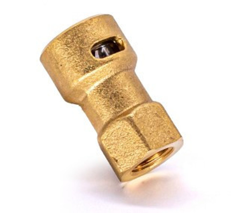 Push-to-connect refrigerant fitting, brass, socket