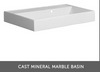 Crosswater Bauhaus Seattle Single Drawer 500mm Vanity Unit and Basin in White